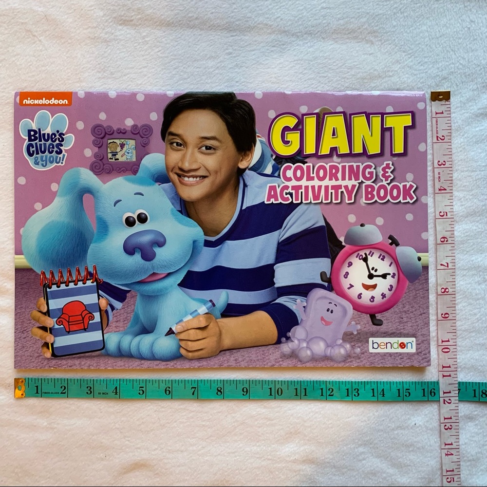 NWT Blues Clues & You Giant 16 x 10.5 Inches Bendon Coloring & Activity Book - Picture 3 of 7